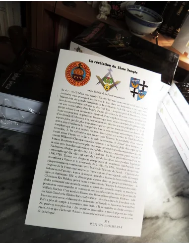 livres|esoterisme|Toysondor|La révélation du 3ème Temple|29,00&nbsp;€|Livres