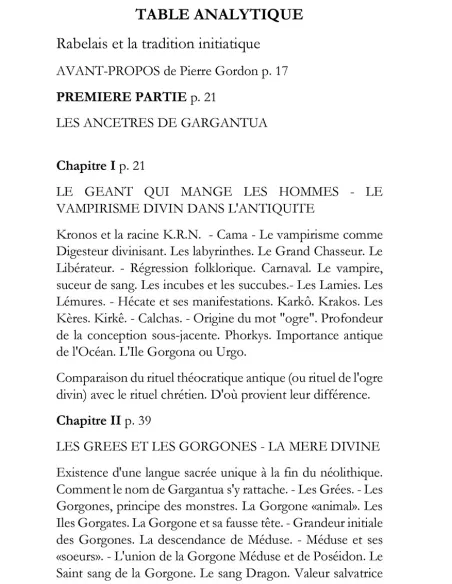 livres|esoterisme|Toysondor|Le géant Gargantua et ses origines|39,00&nbsp;€|Livres